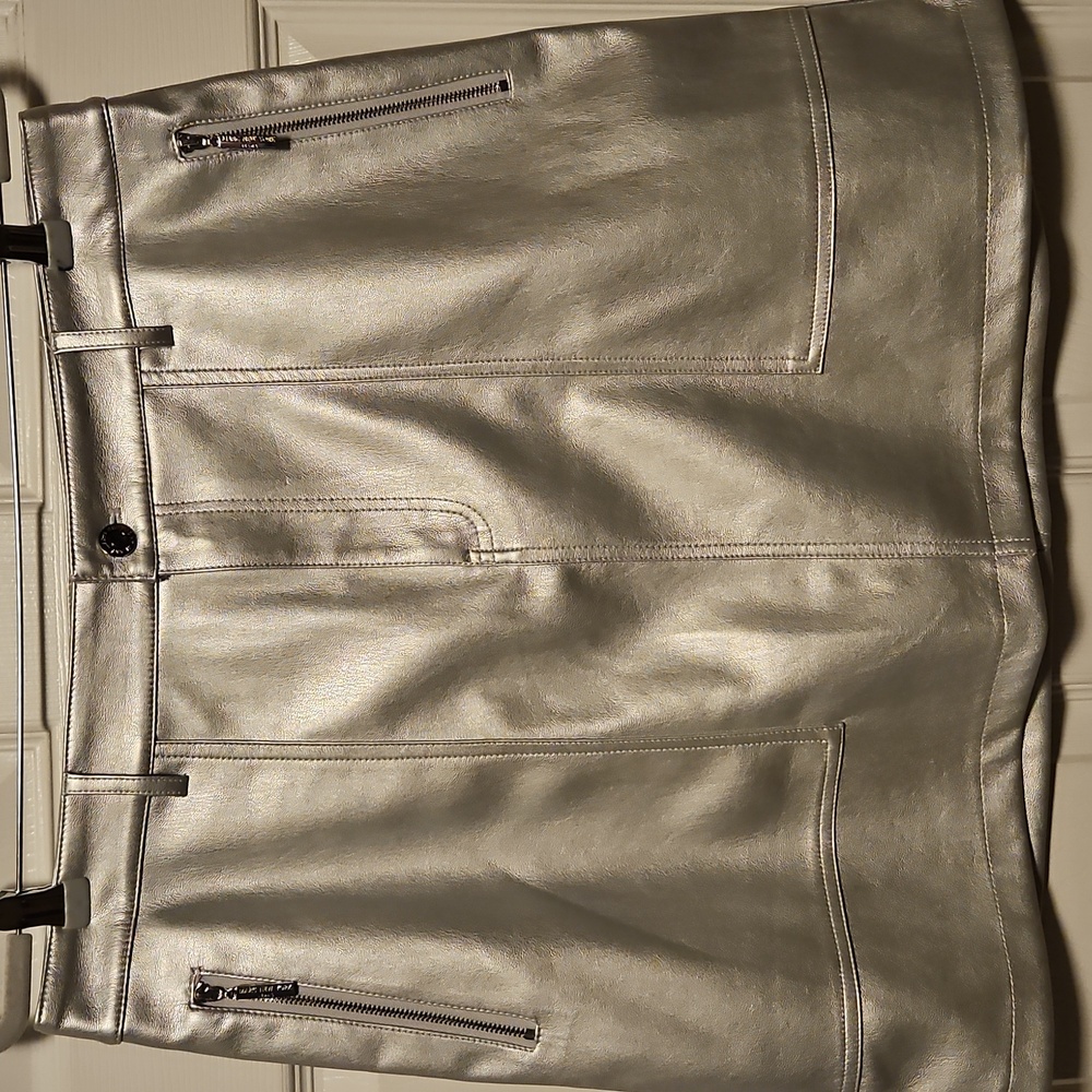 Marc New York Faux Leather Skirt